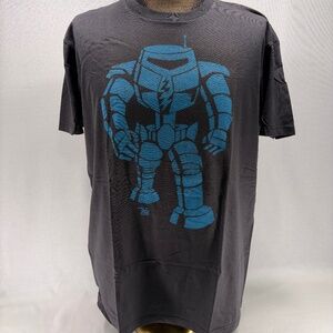 Collectable Ames Bros Graphic Robot Gray T-Shirt